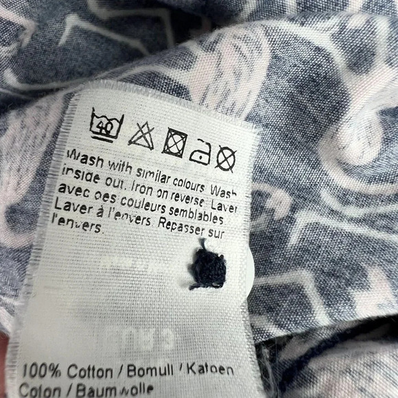 River Island Mens Flamingo Print Button Up Shirt Size Medium Vacation Tropical - Picture 5 of 5